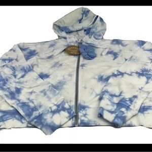 Splendid womens tye die zip up Size M